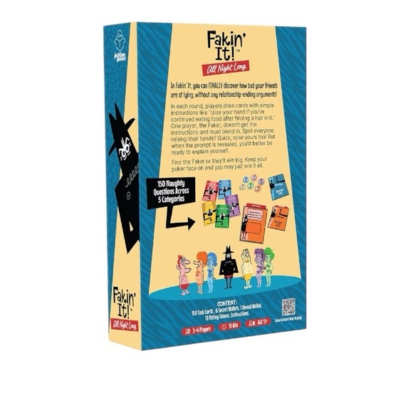 Wilder JACKBOX Games Fakin' It All Night Long Board Game - Picture 6 of 6